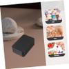 BEBEMOKO 3pcs Black Empty Playing Card Box Sturdy Tinplate Card for Gaming Holder Case view 4