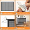 2-Pack Dog Gate for Stairs Pet Gates for The House: Dog Gate Indoor Dogs Screen Mesh Gate for Doorways Stairways 29 inches Tall, 30 inch Wide Fits 2427'' Openi view 4
