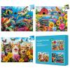 3 Packs 48 Large Piece Puzzle for Seniors,Dementia Alzheimer's Products Activities for Elderly Adults,Alzheimers Puzzle Memory Cognitive Games Easy Jigsaw Puzzle Gifts with 3 Storage Bags view 1