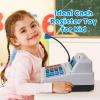 Calculator Cash Register - 103 Pcs Toy Cash Register, Store Set with Microphone, Credit Card and Banking for Kids, Early Math Skills Toys Gifts for 3, 4, 5, 6 7 8+ Years Old Boy Girl view 4
