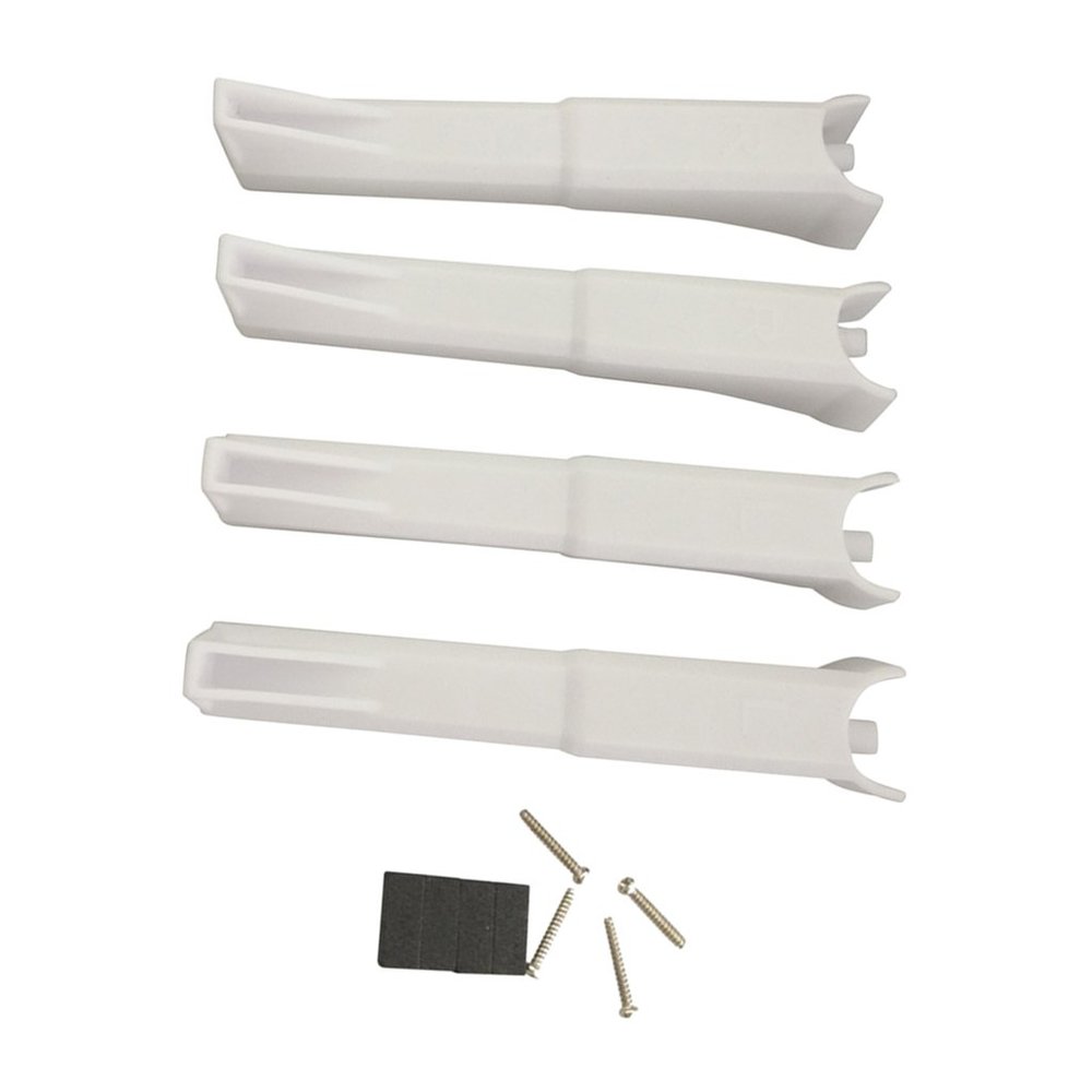 Xiaojikuaipao 4pcs RC Extended Landing Gear Legs for X4 H501S H501C Drone Quadcopter, Upgrade Parts Set with Quick Release Design, Plastic Material, 4 Colors, Spare Set - White