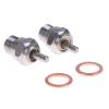 Xiaojikuaipao 2pcs Duty Glow Plug N3/N4 Hot Spark Nitro Engine Parts Replacements for RC Car Truck gy, Strong Alloy, Weight Upgrade, Increased Performance, Cross Wrenches - N4 view 2