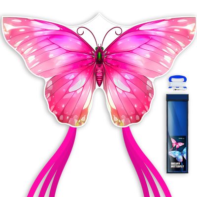 SGftre Piece Set Butterfly Kites for Kids and AdultsEasy to Fly Outdoor Toy for Boys and Girls, for Children, Ideal for Beach and Outdoor Activities (Pink Dreamy Butterfly, 1)
