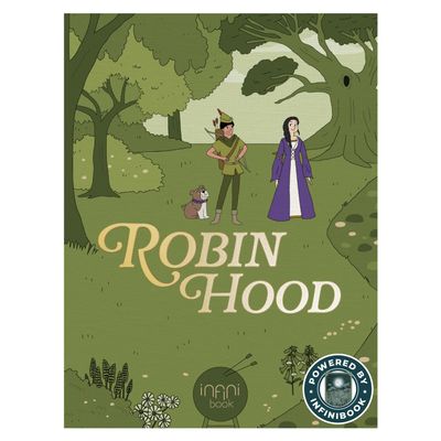 Cali's Books Robin Hood infinibooklet - infinibook Interactive Storybook for Kids, Learning Book for Toddlers