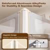 Bed Rail for Toddlers, Thickened & Reinforced Bedrails for Queen with Double Child Lock, Upgraded Toddler Bed Rails with Height Adjustable, Kids Baby Bed Rail Guard, Grey, 1Side 60" Lx28 H view 2