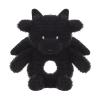 Apricot Lamb Dragon Rattle Soft Baby Rattle for Boys and Girls, Plush Stuffed Animal Rattle Toy Lovey for The Newborn, 0-3 Months, 0-6 Months and Above, 4.8 Inches (Black) view 3