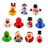 12pcs Assorted Rubber Duck Christmas Duck Toys,Small Rubber Ducks in Bulk Baby Shower Bath Toy for Kids Toddler Birthday Halloween Party Favors Stocking Stuffers Classroom Incentives view 1