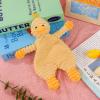 Apricot Lamb Corduroy Duck Soft Loveys for Babies, Security Blanket for Baby Boy and Girl, for Infant and Toddlers view 2