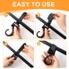 4 Pcs Walker Hooks Wheelchair Hanging Hooks 360 Rotation Stroller Hooks Stroller Hanger Diaper Bag Hanger Stroller Bags Purse Organizer Stroller Wheelchair Walker Accessories view 4