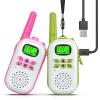 Inspireyes Walkie Talkies for Kids Rechargeable, Easter Basket Stuffers,Gifts for Kids, Toys for Boys and Girls Ages 3-12, 2 Pack Long Range, Outdoor Play, Family Games, Hiking Camping Gear view 1