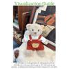 LICHADUOLE 9-12"/30cm Teddy Bear Clothes Stuffed Animals Outfit Medium Bartholomew Bear Overalls, Short-Sleeve Tee & Scarf 3-Piece Set(NO Doll) view 2