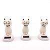 GANPUB White Cat Solar Powered Decor, Solar Shaking Cat Desktop Decoration,Solar Shaking Cat Desktop Decoration for Home Office, Decor, Solar Power Kits view 2