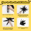 127PCS Black Yellow and Silver Balloons Arch Garland Kit, Bat Theme Balloon Arch for Men with Foil Balloons for Baby Shower Bat Theme Birthday Party Decorations view 4