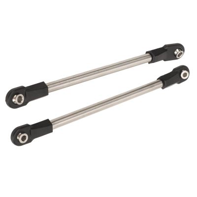 8Pcs Stainless Steel Link Rod 275mm Wheelbase Stainless Steel Link Rod Linkage Set for 1/10 RC Crawler Car