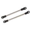 8Pcs Stainless Steel Link Rod 275mm Wheelbase Stainless Steel Link Rod Linkage Set for 1/10 RC Crawler Car view 3