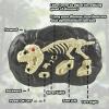 Tyrannosaurus Remote Control Dinosaur Toys for Kids 3-12, Adjustable Speed T Rex Toys with Mist Spray, Light & Roar - RC Robot Dinosaur Christmas, Birthday Gifts for Boys Girls (Green) view 4
