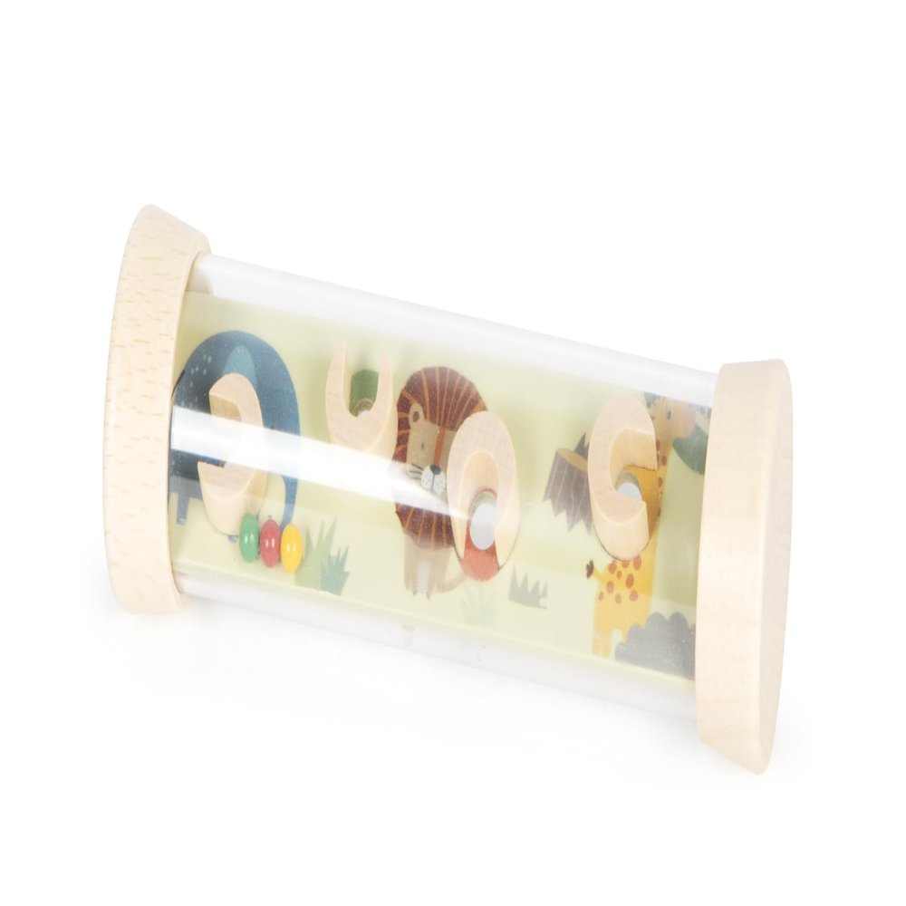 small foot 12651 Patience Maze of Marbles in Wooden Tube, Children from 3 Years, 12651