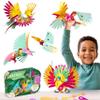 Clixo Tropical Birds Pack - Magnetic STEAM Building Toy Set with Custom Wing-Flapping Mechanism for Creative Play, Ages 6+ view 1