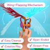 Clixo Tropical Birds Pack - Magnetic STEAM Building Toy Set with Custom Wing-Flapping Mechanism for Creative Play, Ages 6+ view 3