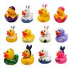 12 Pcs Easter Duck Assortment Rubber Duck Toy Duckies for Kids,Birthday Gifts Baby Showers Classroom Incentives view 1