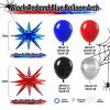 Black Red and Blue Balloons Arch Garland Kit, Spider Theme Balloon Arch for Men with Foil Balloons for Baby Shower Spider Theme Birthday Party Decorations view 2