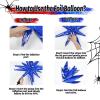 Black Red and Blue Balloons Arch Garland Kit, Spider Theme Balloon Arch for Men with Foil Balloons for Baby Shower Spider Theme Birthday Party Decorations view 4