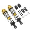 2Pcs RC Car Shock Absorber Aluminum Alloy Balancing Drive High Elasticity RC Front Shock Damper for ARRMA 1/7 1/8 (Gold) view 1