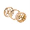 INJORA 1.0 Brass Beadlock Wheel -4.7mm Offset Rim for TRX4M Ascent18 SCX24 FCX24 1/24 1/18 RC Upgrade view 2