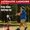 3-in-1 Baseball Set for Kids and Toddlers Ages 3-5  Includes Tee Ball Stand, Hanging Tee, Automatic Ball Launcher, and 6 Softballs  Adjustable Height for Indoor/Outdoor Play  Sports Gift for Boys view 4