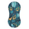 Haskirky 2 Pack Halloween Pumpkins and Bats Baby Burp Cloths Set,Soft Absorbent Burpy Cloth Bib Waterproof Milk Spit Up Rags Cotton Burp Clothes for Newborn Boys Girls,22 x 11 Inch view 1