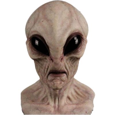 GpahrrDnij Realistic Mask Alien Mask Halloween Head Masks Deluxe Novelty Dress for Halloween Carnival Costume Party (D1)