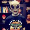 GpahrrDnij Realistic Mask Alien Mask Halloween Head Masks Deluxe Novelty Dress for Halloween Carnival Costume Party (D1) view 3