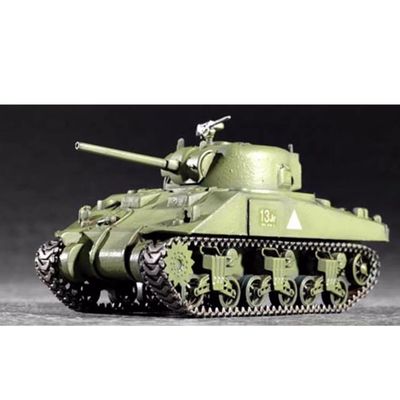 wheelfun Trumpeter 07223 1/72 Scale American M4 Sherman Tank Static Model Kit Military