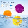 18pcs Fidget Spiky Ball Toys Stress Relief Sensory Toy for Kids Adults Toddlers, Squishy Squeeze Ball for Party Favors, Pinata Fillers, Goodie Bag Stuffers view 3