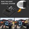 Hobby Fans RC Radio System 4CH 2.4G RC Transmitter with Receiver and Lanyard Anti-Jamming Remote Controller for 1/10 1/12 1/14 1/16 1/18 1/24 RC Car Crawler Boat view 4