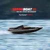 JIKEFUN WLtoys WL916 RC Boat 2.4Ghz 55KM/H Brushless High Speed Racing Ship 2200mAh Remote Control Speedboat Toys for Adults, Black with 2 Batteries view 2