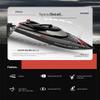 JIKEFUN WLtoys WL916 RC Boat 2.4Ghz 55KM/H Brushless High Speed Racing Ship 2200mAh Remote Control Speedboat Toys for Adults, Black with 2 Batteries view 3