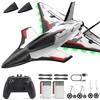 DEERC Future RC Plane 4 Channel Remote Control Jet Hobby Airplane with LED Lights RTF Aerobatic Aircraft Toys,2.4GHz 6-axis Gyro Stabilizer EDF EPP Glider Aircraft Plane for Adults Beginners Advanced view 1