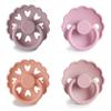 FRIGG SilkySoft Silicone Baby Pacifier 4-Pack Sunset Bliss | Made in Denmark | BPA-Free (6-18 Months) view 2