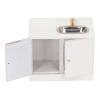 1 : 12 Miniature Dollhouse Cabinet with Sink Realistic Exquisite Structure Smooth Wooden for Bathroom view 3