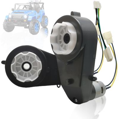 2 Pcs RS555 24V Gearbox for Ride On Toy Cars,Motorcycles Powered Wheels High Speed 555 Drive Engine with Motors (2PCS 555 24V 18000RPM)