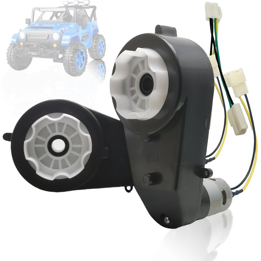 2 Pcs RS555 24V Gearbox for Ride On Toy Cars,Motorcycles Powered Wheels High Speed 555 Drive Engine with Motors (2PCS 555 24V 18000RPM)