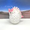 3D Printed Baby Dragon with Dragon Egg, Articulated White and Blue Clover, Crystal, Easter, Gemstone, Orchid, Rose, Sushi Woodland Baby Dragon, Fidget ADHD Autism Toy BD007WP-WE (Gemstone Dragon) view 4