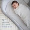 HALO Micro-Fleece Sleepsack Swaddle, 3-Way Adjustable Swaddle Blanket for Newborn and Infants, TOG 3.0 for Cold Climates, Hip Healthy, Gingham Tan, Small, 3-6 Months view 3