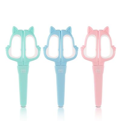(3Pcs) Deli 6061#School Scissors #138mm