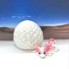 3D Printed Baby Dragon with Dragon Egg, Articulated White and Blue Clover, Crystal, Easter, Gemstone, Orchid, Rose, Sushi Woodland Baby Dragon, Fidget ADHD Autism Toy BD007WP-WE (Woodland Dragon) view 1