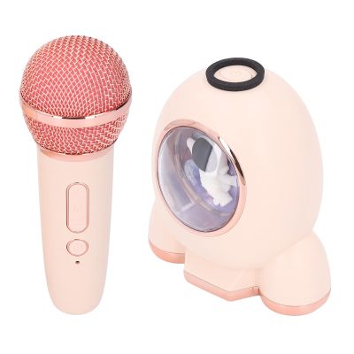 SUNGOOYUE Kids Karaoke Machine Capsule Shaped Clear Sound Quality Speaker with Microphone Portable for Home Outdoors