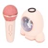 SUNGOOYUE Kids Karaoke Machine Capsule Shaped Clear Sound Quality Speaker with Microphone Portable for Home Outdoors view 1