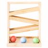 Small Montessori Ball Tracker Wooden Ball Drop - Wood Toys for 3 Year Old - Educational Toy for Baby and Toddler - Ramp Maze Run Track view 1