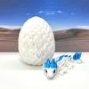 3D Printed Baby Dragon with Dragon Egg, Articulated Clover, Crystal, Easter, Rose, Gemstone, Orchid, Sushi, Woodland Baby Dragon, Fidget ADHD Toy BD007WB-WE (Gemstone Dragon) view 1